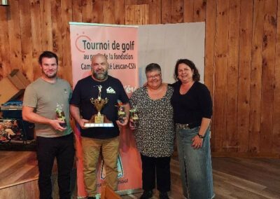 Bravo aux gagnants du Tournoi de Golf